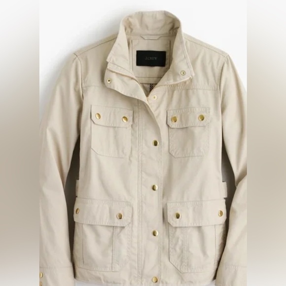J. Crew Jackets & Blazers - J Crew Cream Downtown Field Jacket